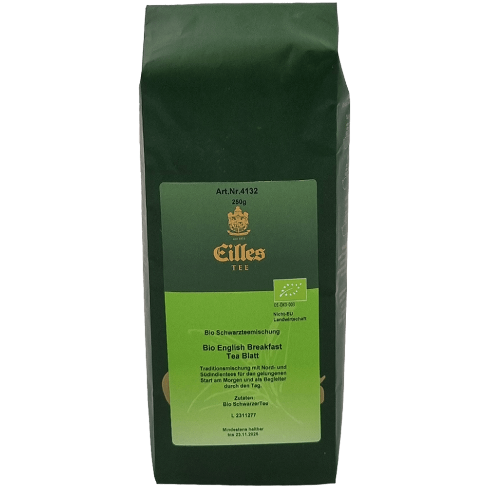 EILLES TEE Bio English Breakfast Blatt