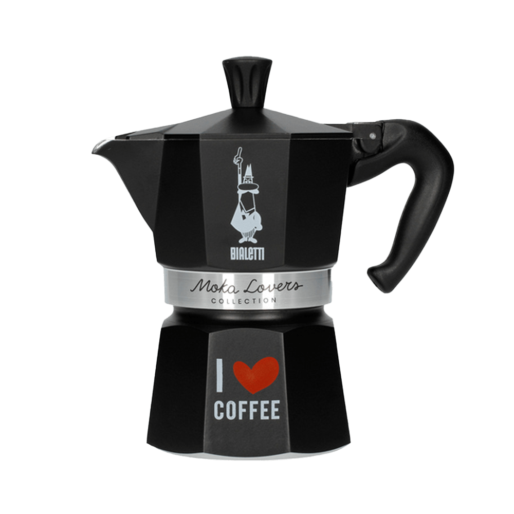 Bialetti Moka Express 3tz czarna LOVE