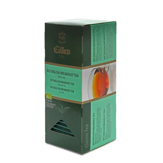 Eilles Bio English Breakfast w kopertach. Czarna herbata ekspresowa